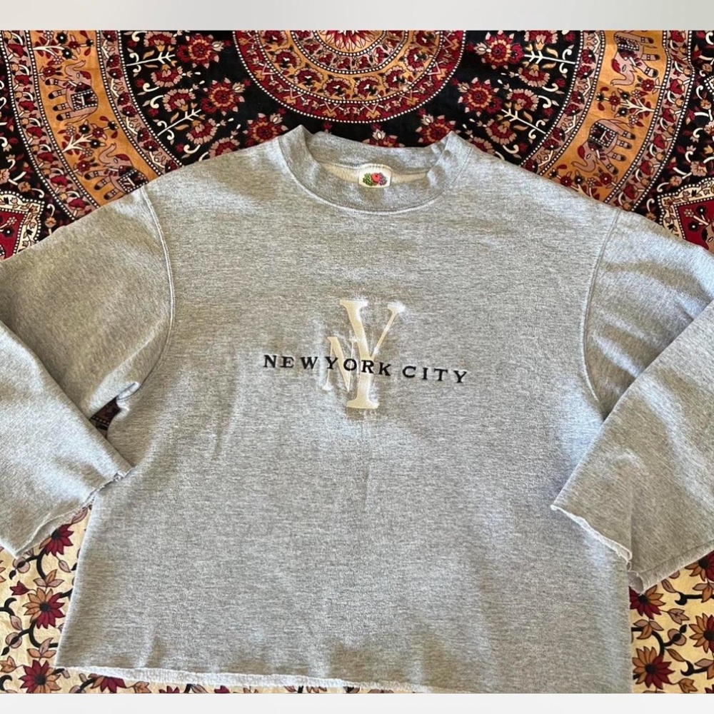 Fruit of the Loom Gray New York City Sweatshirt